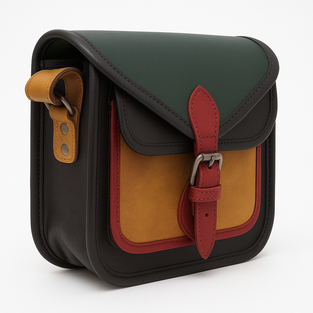 Genuine Leather Multi-color Crossbody sling Bag For Girls & Women